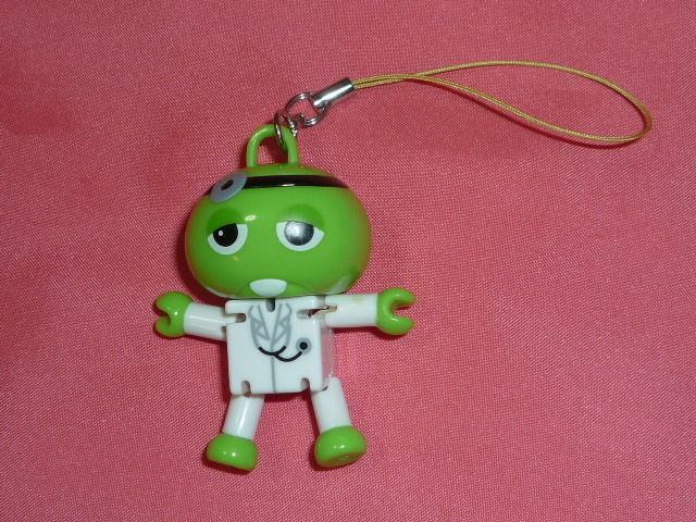 激レア!カワイイ♪ひらけ!ポンキッキ ガチャピン マスコットストラップ(非売品)☆拍卖