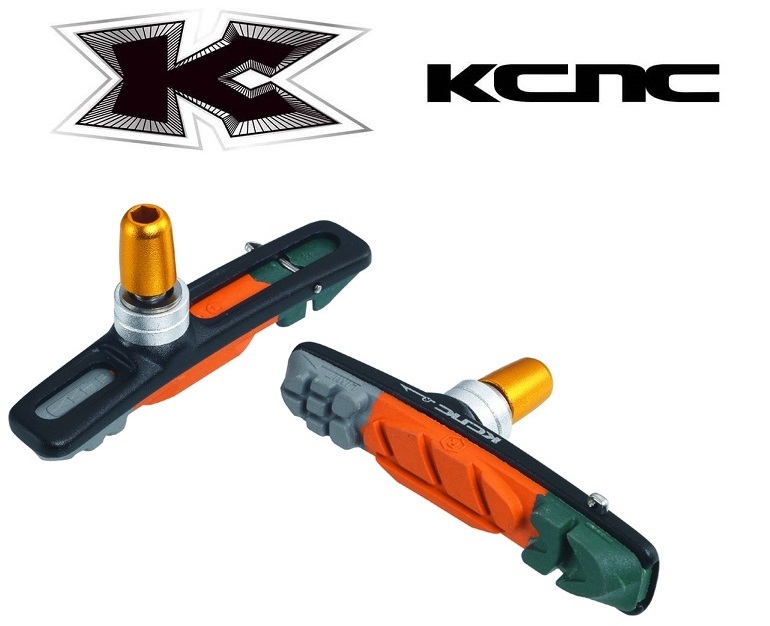 ◆ KCNC ◆ VB1-VB6 BREAK SHOES wis TripleCompoundPADS / 1pair /超軽量ブレーキシューウィズトリプルコンパウンドパッドトリコパッド④拍卖