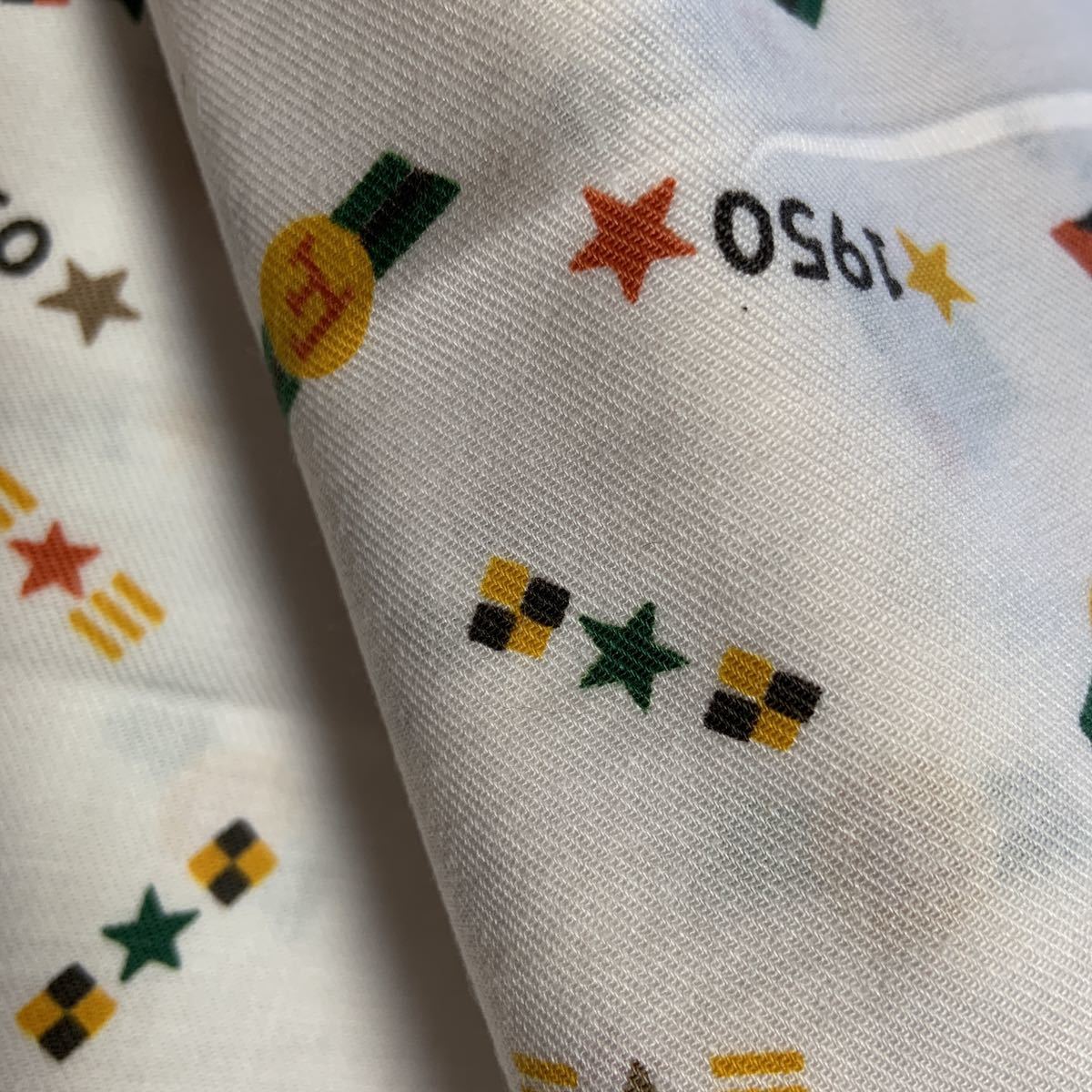 ファミリア綿生地■縫製工場放出品■上質なシャツ生地0.95m♪拍卖