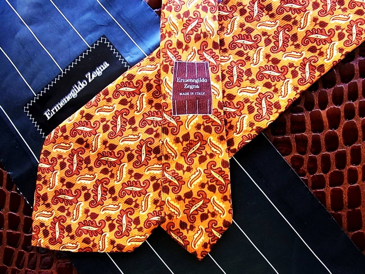 ○E289N●USED並●【Zegna】ゼニアのネクタイ拍卖