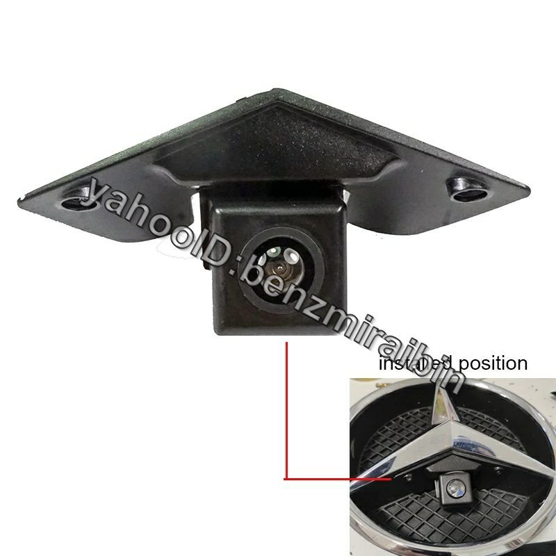 ベンツメルセデスヴィートビアノABCEGGL SLK GLK SL RGLA用ワイドアングルCCDカーフロントロゴマークカメラ拍卖