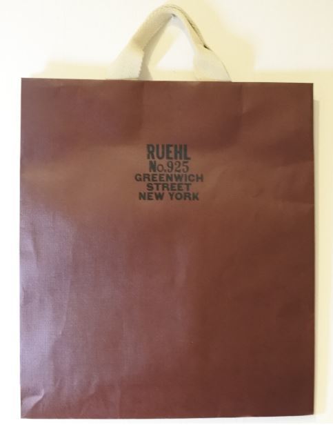 RUEHL No.925 ルールナンバー925 紙袋 ショッパー ショップ袋 ショッピングバッグ ショップ袋 j m1226★拍卖