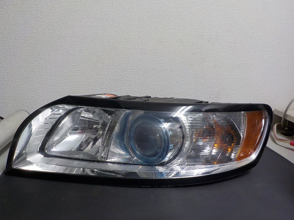 ボルボ V50 MB5244 純正 後期 ヘッドライト 左 (1)拍卖
