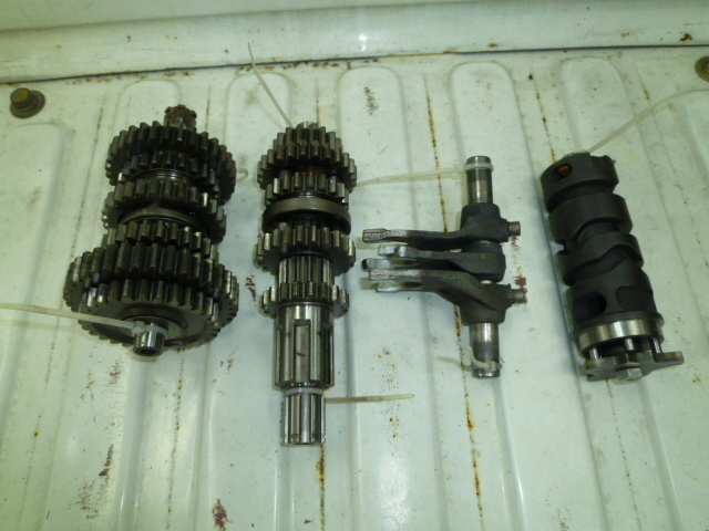 XL50S AD03 ミッショASSY シフトドラム 付き 実働車外し 軽洗浄済 検)エイプ APE CB TL XE XR 50 75 80 100 AC16拍卖