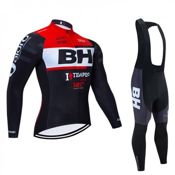 新品 長袖 上下セット No55 Lサイズ スペイン サイクルジャージ ウェア メンズ サイクリング MTB ロードバイク 自転車拍卖