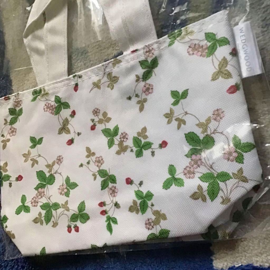 ウェッジウッド♪定形外140円♪伊勢丹ノベルティ♪ミニトートバッグ♪ランチバッグにも拍卖