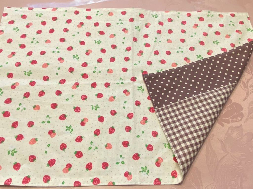 No.99 大判裏付ランチョンマット ハンドメイド 40x60拍卖