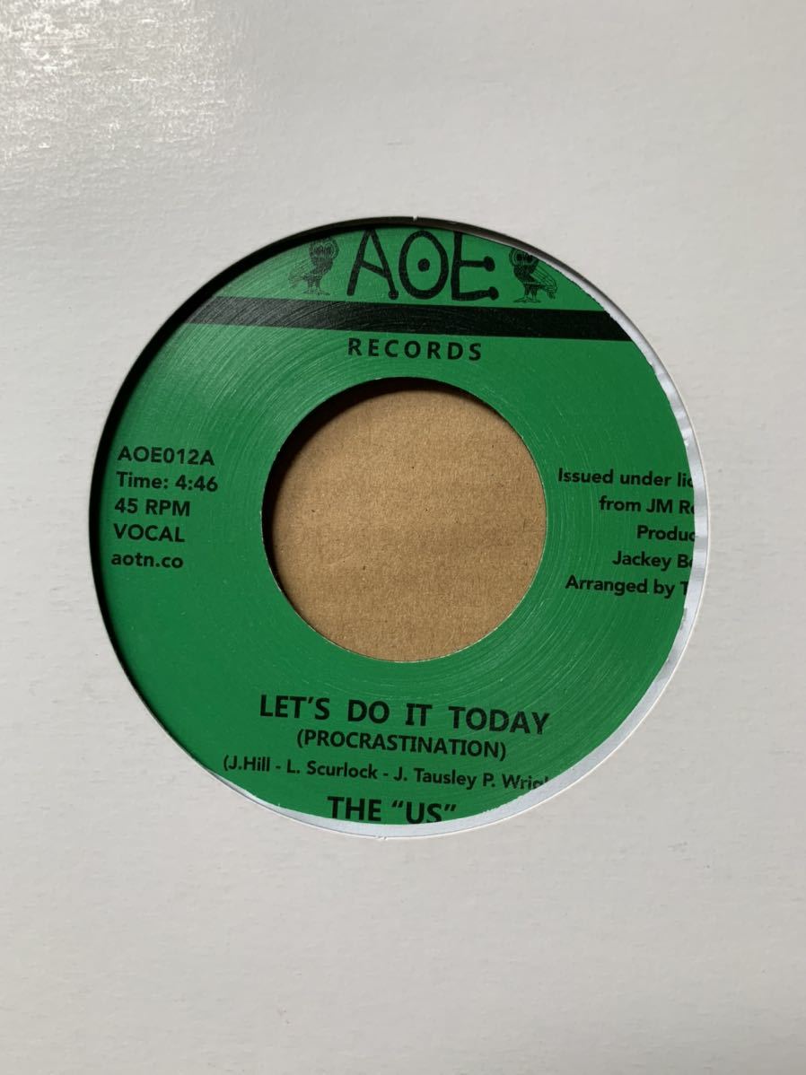 The ''US'' /Let's Do It Today / Peace / 45レコード / RARE GROOVE拍卖