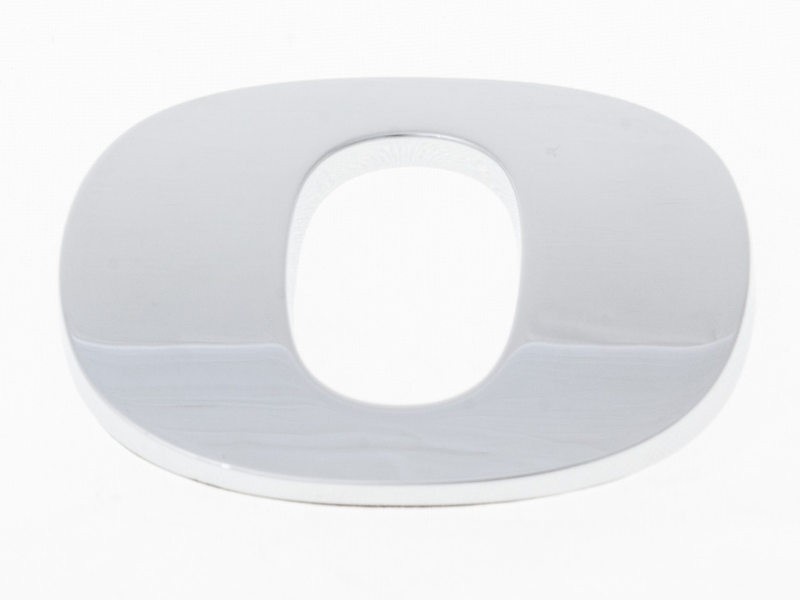 メッキ 銀色 3D立体 アルファベットエンブレム ステッカー カー バイク シルバー#O拍卖