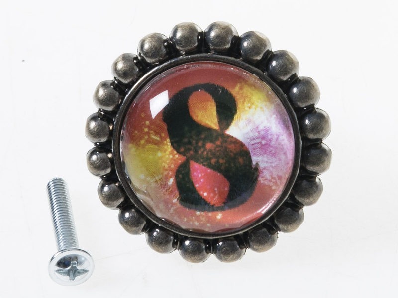 生活雑貨 インテリアグッズ 引き出しなど 家具用 レトロ風 フラワー つまみ 取っ手#数字8拍卖