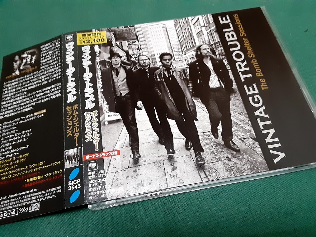 VINTAGE TROUBLE/ヴィンテージ・トラブル◆『ボム・シェルター・セッションズ』日本盤CDユーズド品拍卖