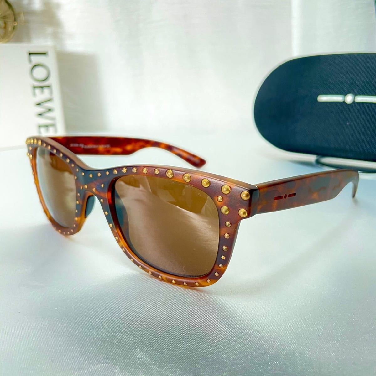 未使用 イタリア インディペンデント 個性的 スタッズ サングラス拍卖