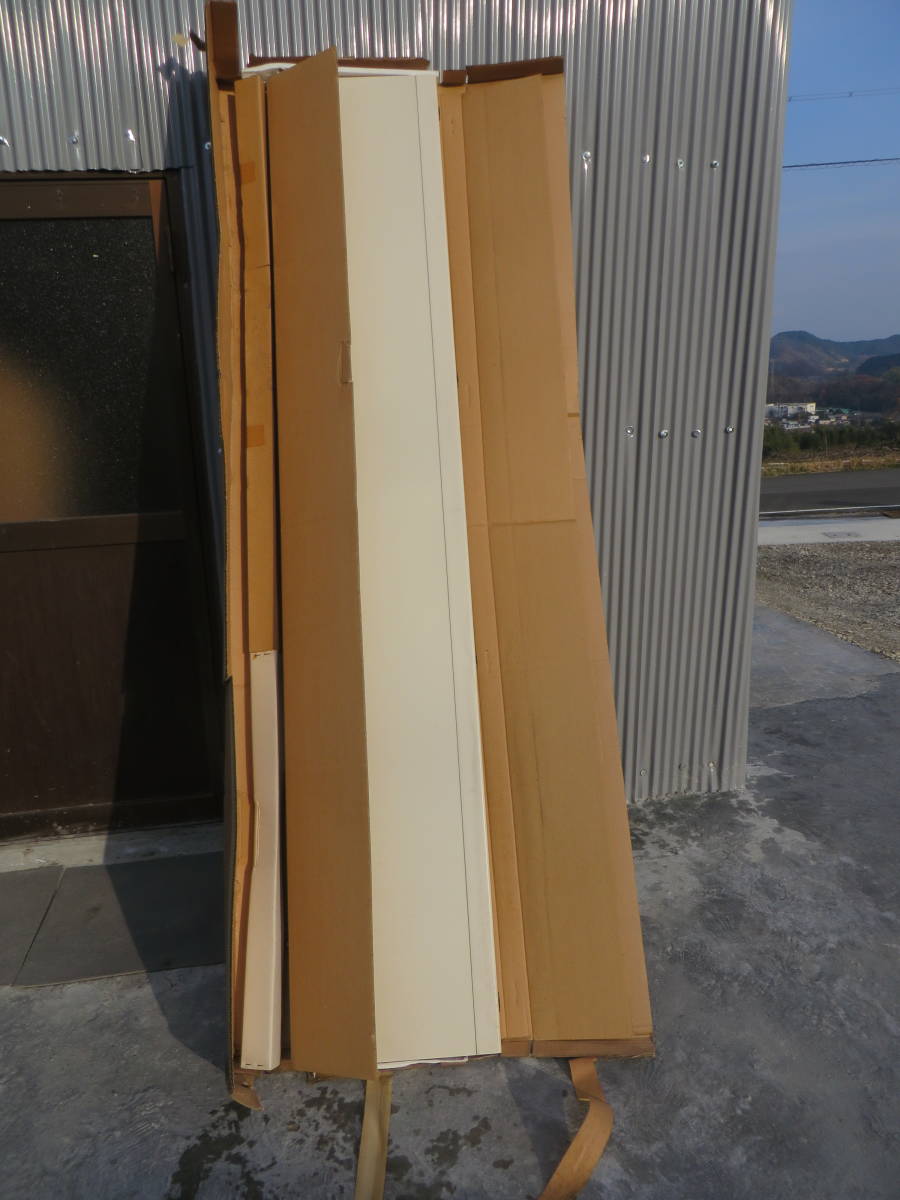 Z970■奈良発!東洋壁面収納セット フォールディングドア RF40-08A オフホワイト 800×2268×23 引取拍卖