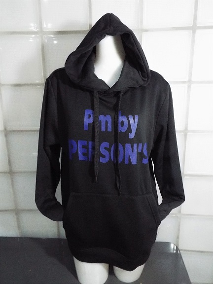 ピーエム バイ パーソンズ Mサイズ ブラック 裏起毛 パーカー メンズ 新品 Pm by PERSON'S拍卖