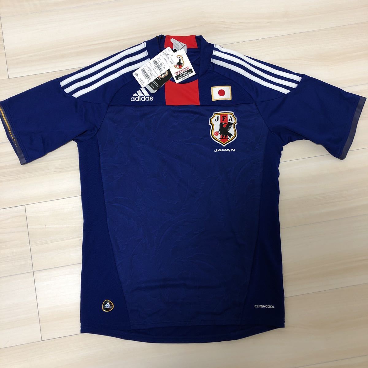 新品 2008 日本代表 ユニフォーム 南アフリカワールドカップ アディダス タグ付き Sサイズ拍卖