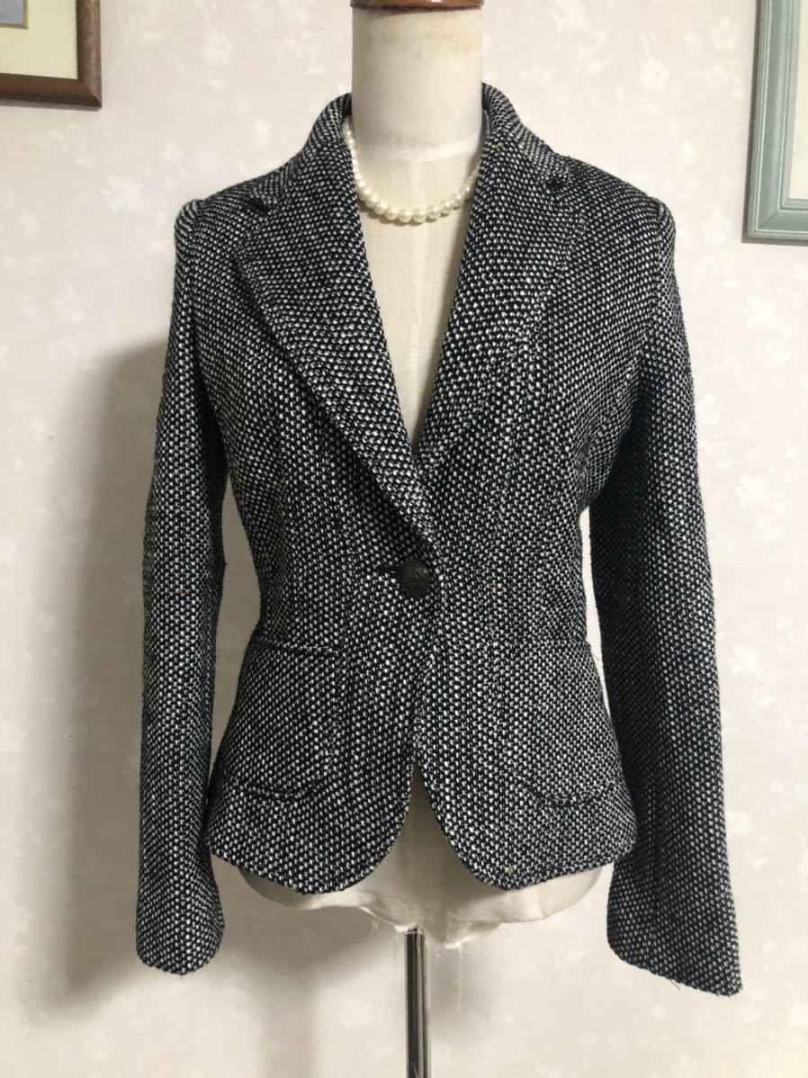 TOKYO AOYAMA For Season ツィードジャケット ワンボタンz拍卖