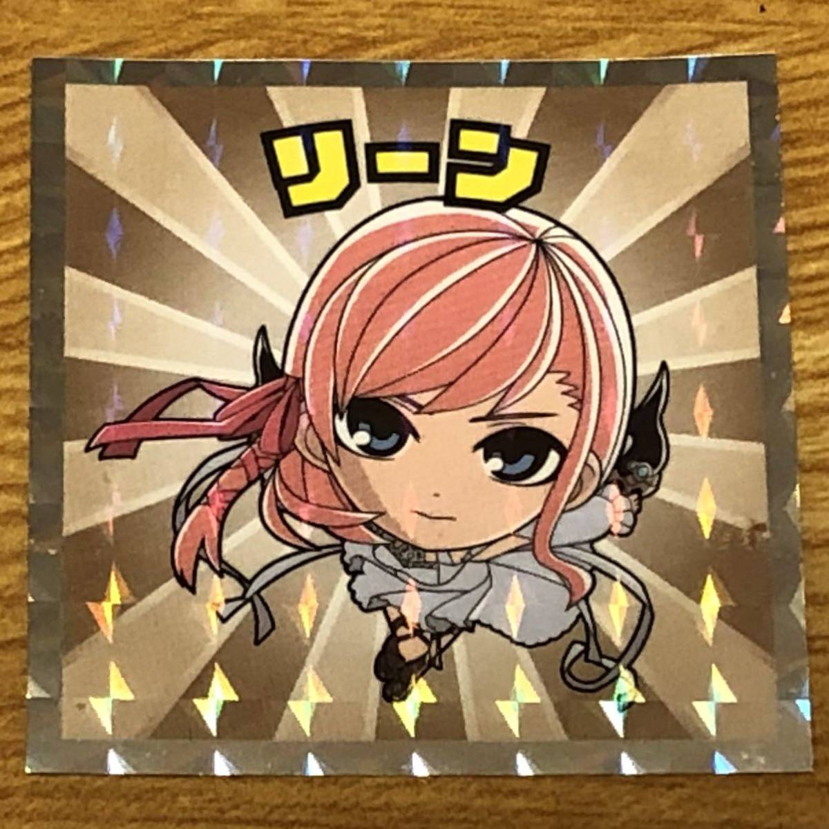 【No.6 リーン】FFⅩⅣマンチョコ FF14マンチョコ FINAL FANTASY ⅩⅣ 14 ビックリマンチョコ シール ローソン限定 市ノ瀬加那 光の巫女拍卖