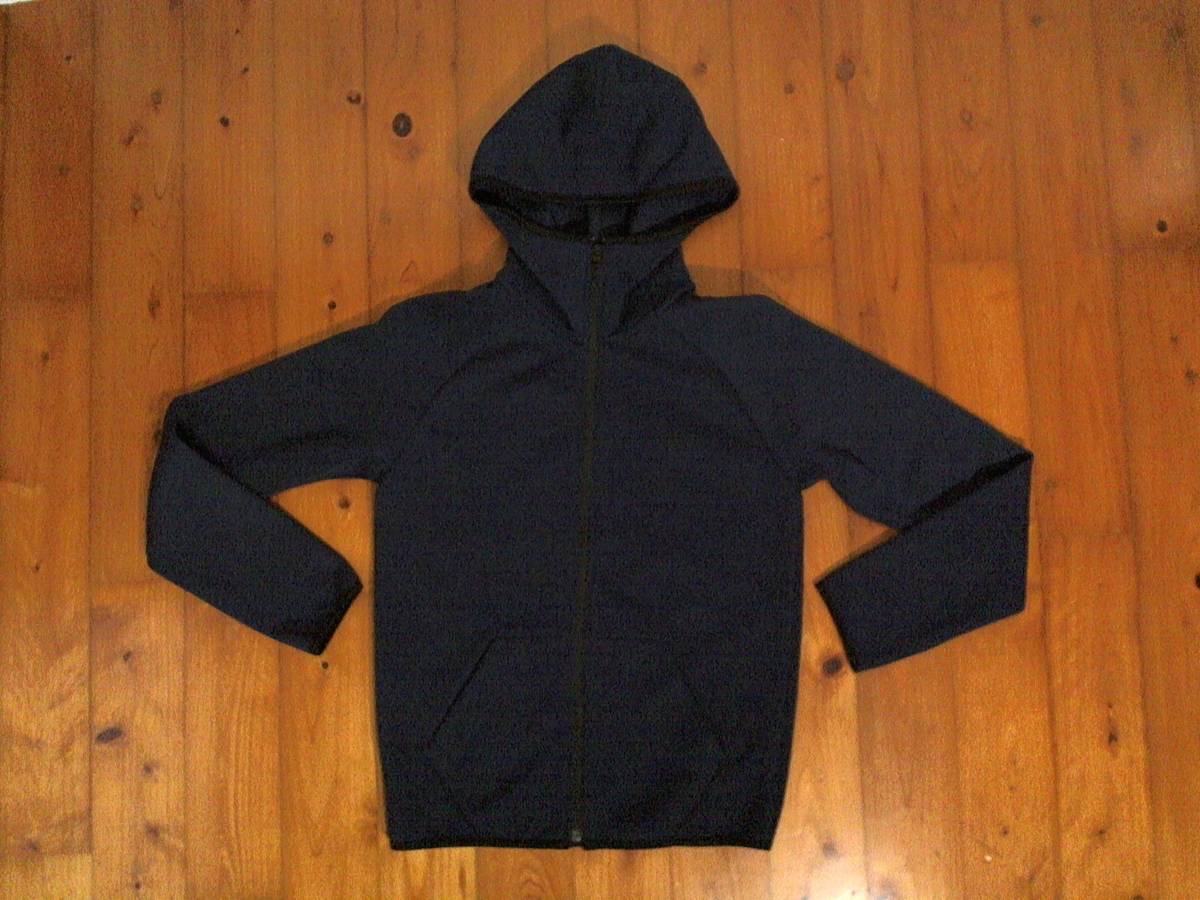 ★美品☆ユニクロ【UNIQLO】ジップアップ パーカ ジャケット ジャンパー S 濃紺 ネイビー拍卖