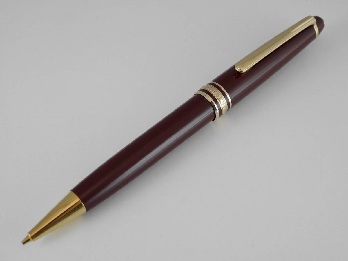 *即決* モンブラン MONTBLANC マイスターシュテュック クラシック 165 ボルドー シャープペンシル 0.5mm拍卖