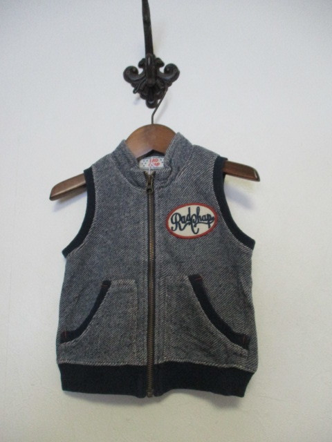 RADCHAP紺×白ジップベスト サイズ90(USED)112420拍卖