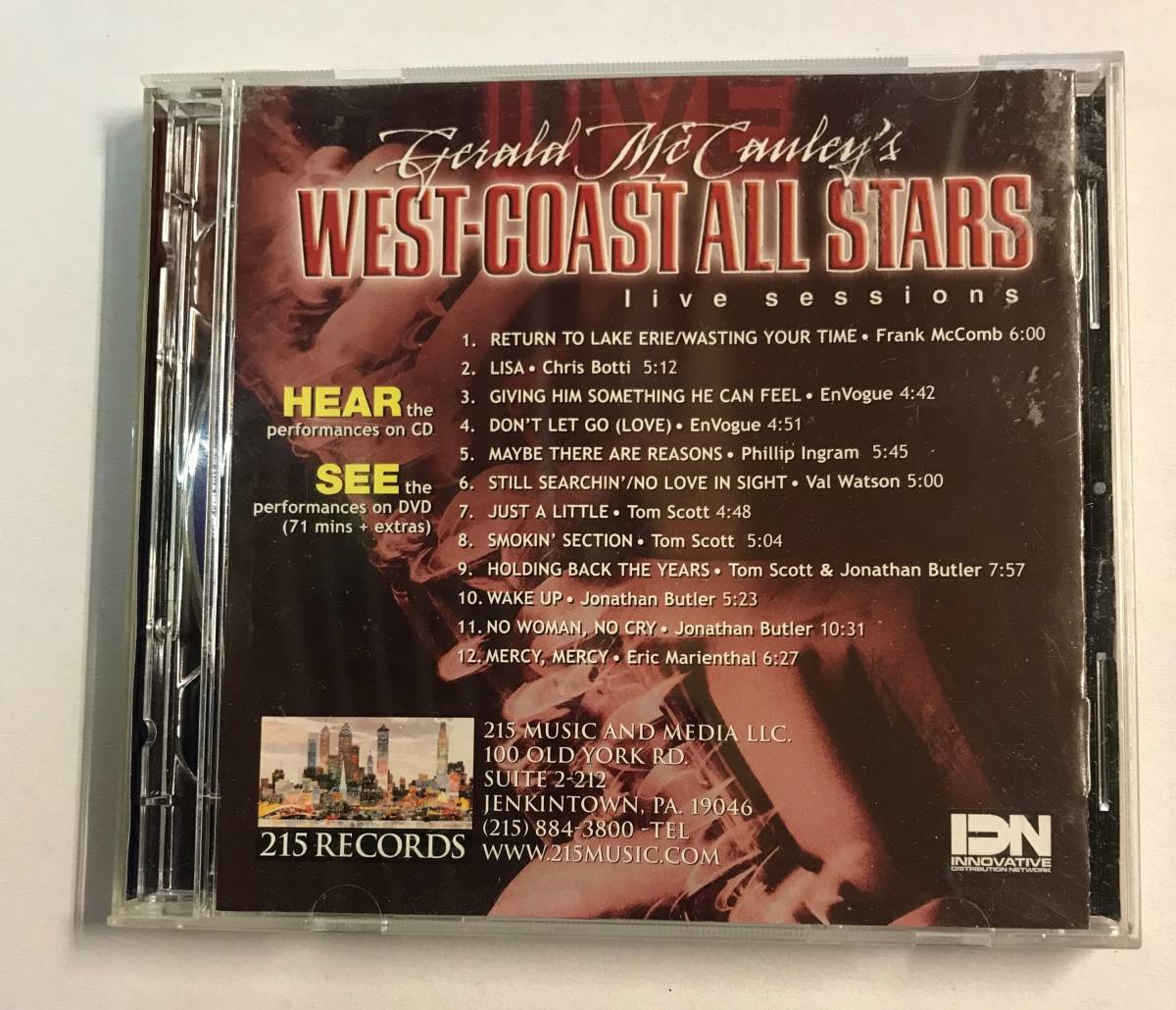 【CD】West Coast All Stars: Live Sessions ウエスト・コースト・オールスターズ @2W-M-1拍卖