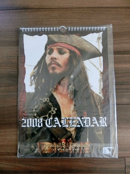 【2008年 カレンダー】新品・未使用 パイレーツオブカリビアン ジョニーデップ ディズニーランド ディズニー/(5)拍卖
