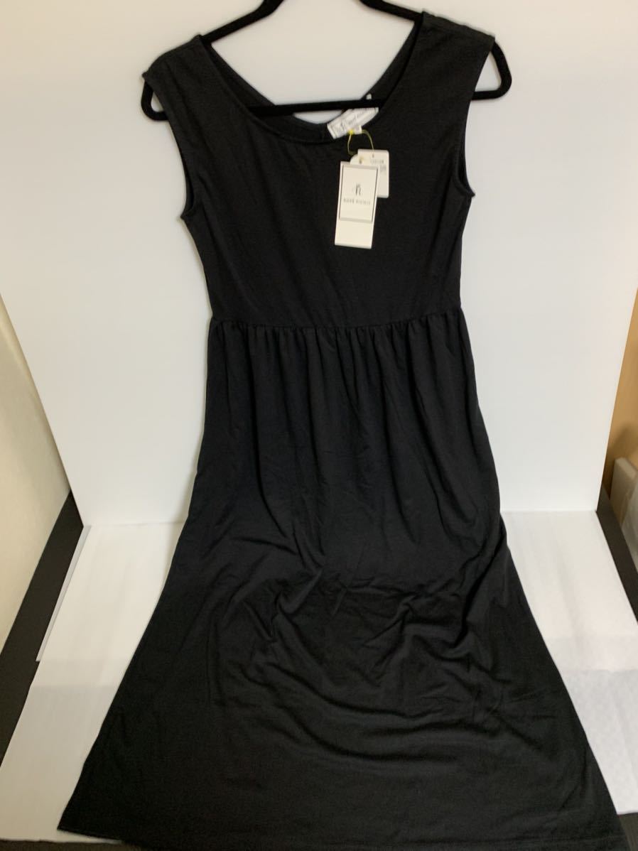 即決/未使用/タグ付/ROPE PICNIC/ロペピクニック/ロングワンピース/サイズ38/ブラック/バスト82/ヒップ90身長164拍卖