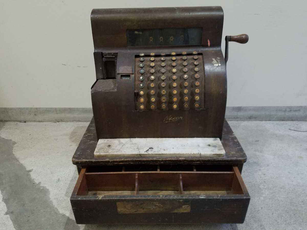 古い アンティーク レジスター 木製拍卖