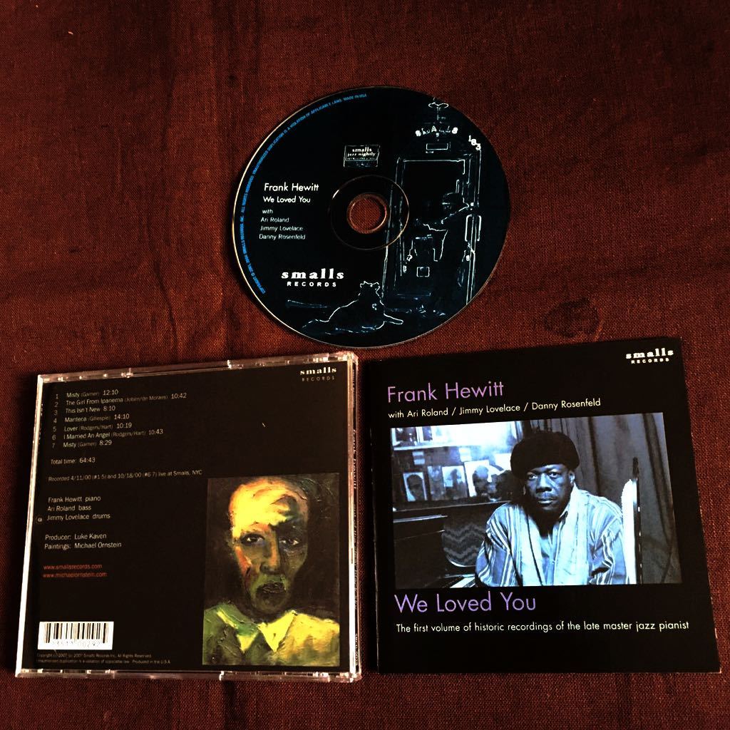 フランク・ヒューイット/黒人ビバップ・ピアノ名手/NYビバップ・レジェンド/ピアノ・トリオ/アリ・ローランド/ジミー・ラヴレイス/2001年拍卖