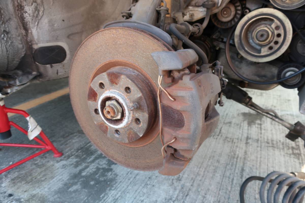 H10 E-932A1 アルファロメオ 156 E/G 32401 V6 右ハンドル 純正 フロントブレーキ フロントキャリパー 左右 SET / 96500km拍卖