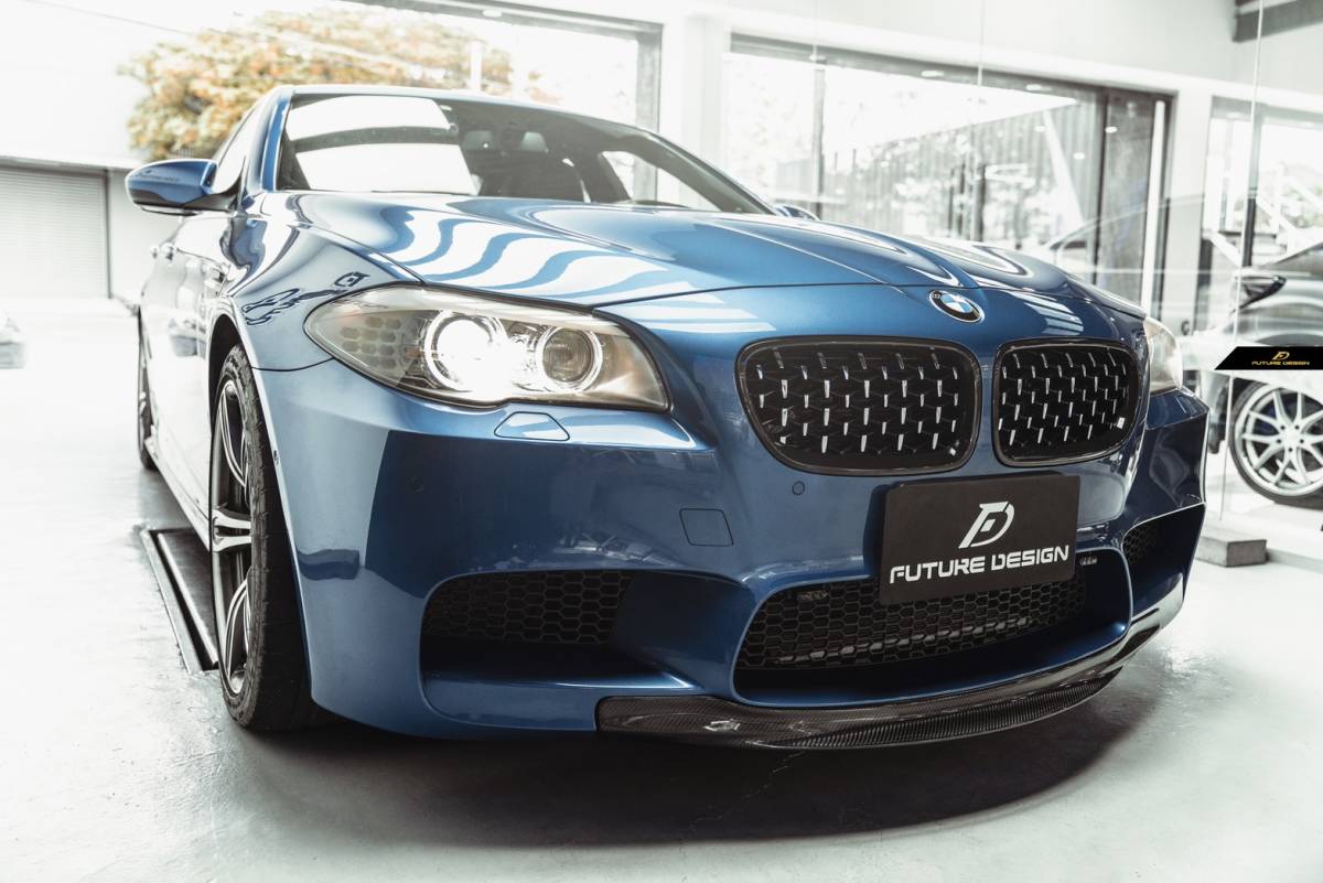 BMW 5シリーズ F10 セダン M5 フロントバンパー用リップスポイラー 本物DryCarbon ドライカーボン エアロ カスタム パフォーマンス拍卖