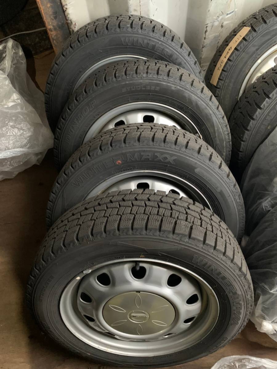Y494 175/65R15 DUNLOP ダンロップ 2018年 PCD100 4H 5.5J 4本セット バリ拍卖