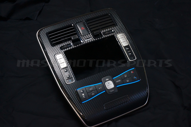日産リーフZEO S/Z/Gフラットパネルセンタークラスターカスタムカーボンシート内装ドレスアップパーツカット済み簡単施工可DIYチャレンジ拍卖
