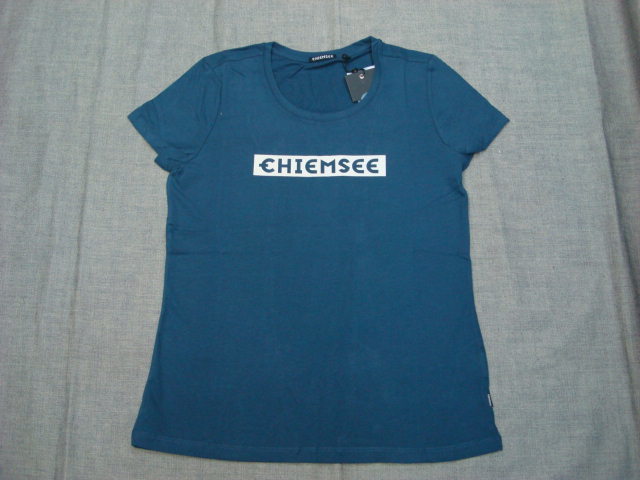 新品CHIEMSEE(キムジー)レディースTシャツSOL BEACH(19-4118 DARK DENIM) Lサイズ拍卖