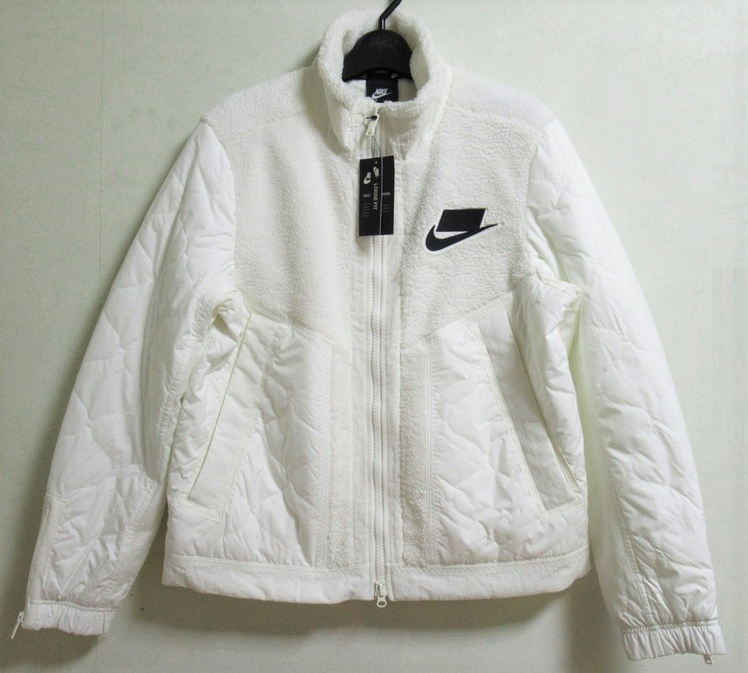 NIKE AS M NSW NSP SYN FILL JKT MIX SHRPA Thermore ホワイト S ナイキ シェルパ フィル ジャケット 白 サーモア BV4583-133拍卖