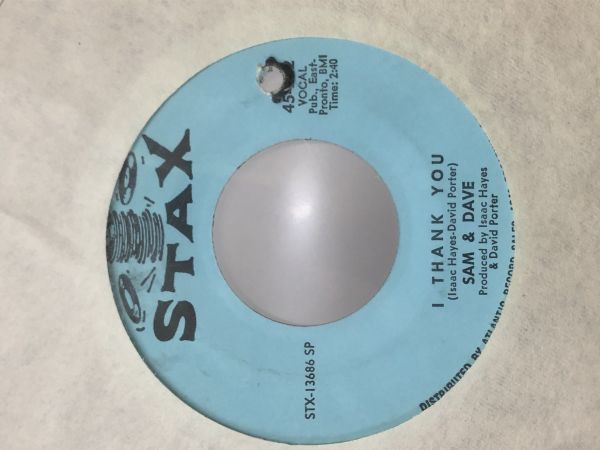 SAM&DAVE/I THANK YOU. WRAP IT UP シングルレコード拍卖