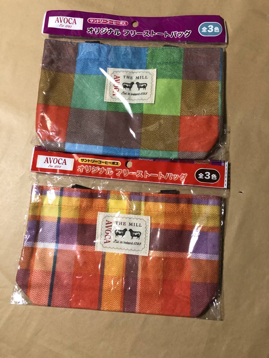 【同梱不可!】サントリーボス ×AVOCA フリーストートバッグ 2種 ★非売品拍卖