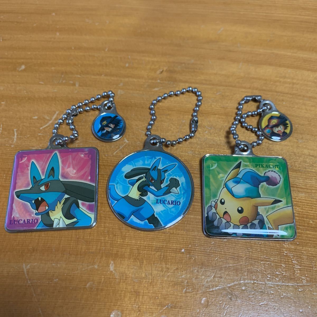ミュウと波導の勇者 ルカリオ 2005 キーホルダー ピカチュウ 1 ルカリオ 2 ポケモン 3個セット レア 希少 美品 未使用品 送料無料拍卖