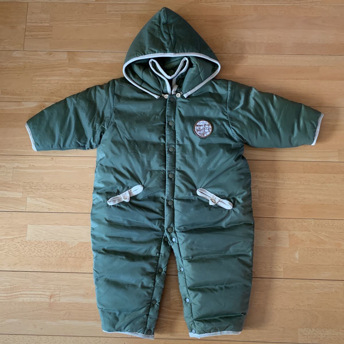 赤ちゃん chormy eye Baby ベビー ダウンカバーオール つなぎ カバーオール サイズ 90 美品 中古品 使用品 送料無料拍卖