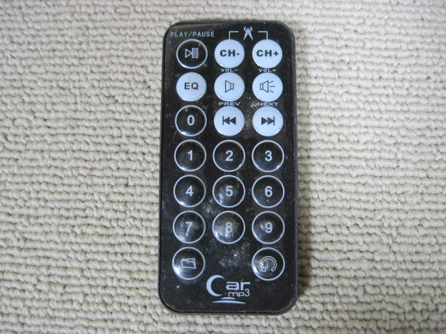 Car mp3 リモコン 型番不明 作動未確認 中古 200584拍卖