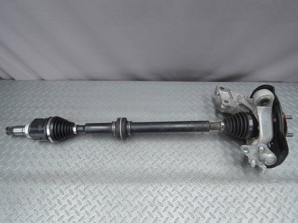 ・ DAA-ZVW30 プリウス G's 後期 純正 右フロント ハブナックル ドラシャ付 T-01拍卖