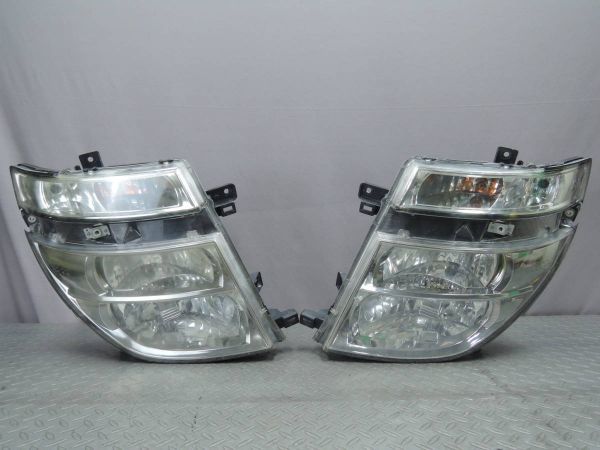・ エルグランド E51 前期 純正 HIDヘッドライト バラスト・バーナー付 レンズ コーティング済 左右セット #338拍卖