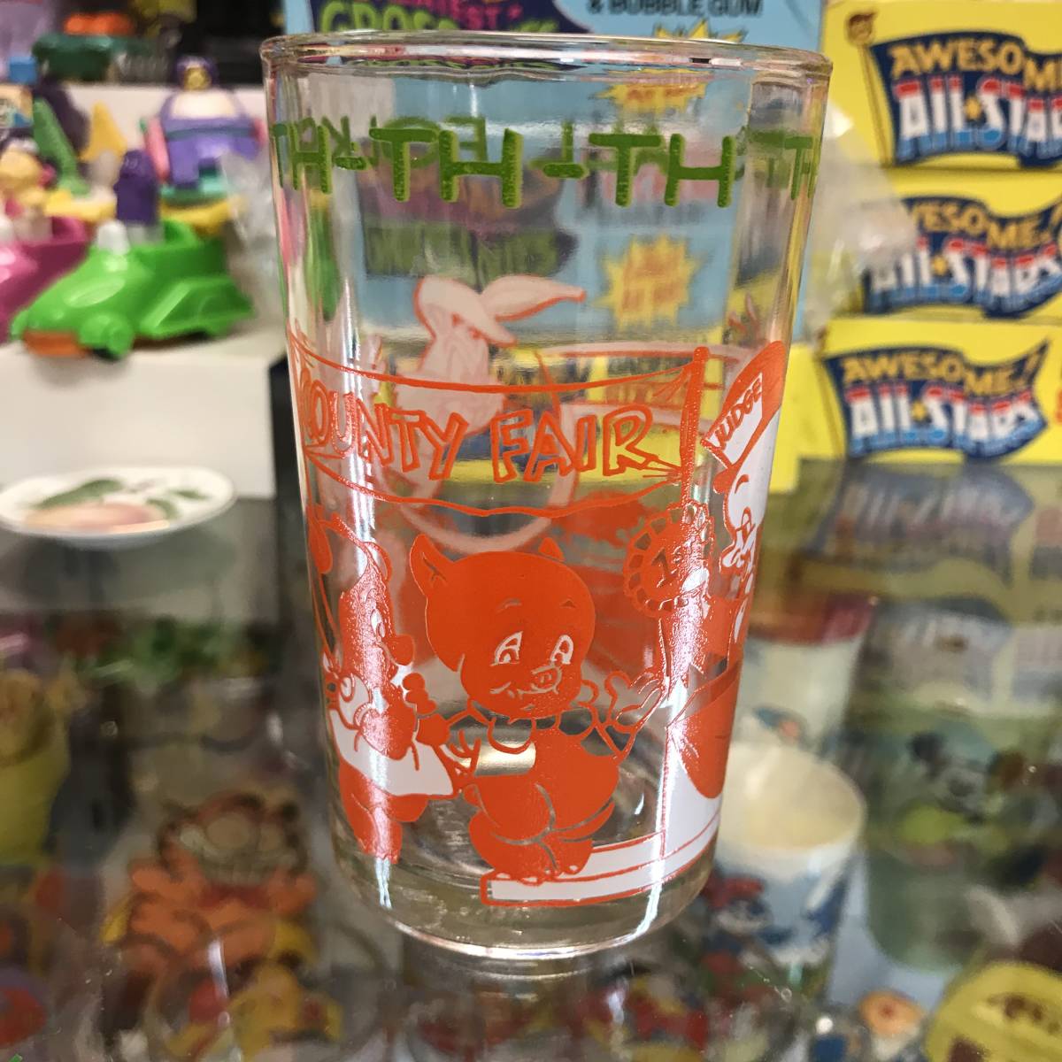 ヴィンテージ☆ワーナーブラザーズ バックスバニー グラス②☆タンブラー、レトロ、ヨセミテ拍卖