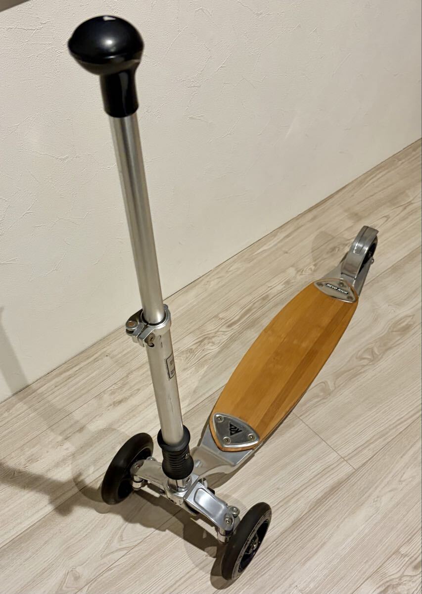 【超希少/極上】K2 REVO KICK 最高傑作 3輪キックボード ウッドデッキ仕様★名作レボキック 生産終了モデル拍卖