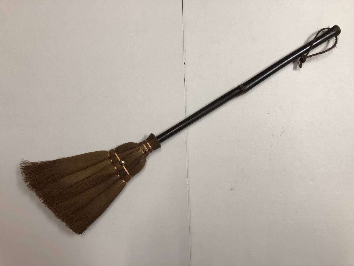A47 即決棕櫚皮 シュロ小箒5玉 しゅろほうき 拍卖