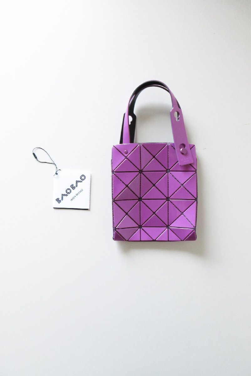 美品 完売 2025 BAO BAO ISSEY MIYAKE / バオ バオ イッセイ ミヤケ BB53-AG10-81 CARAT PURPLE / ハンドバッグ トートバッグ拍卖