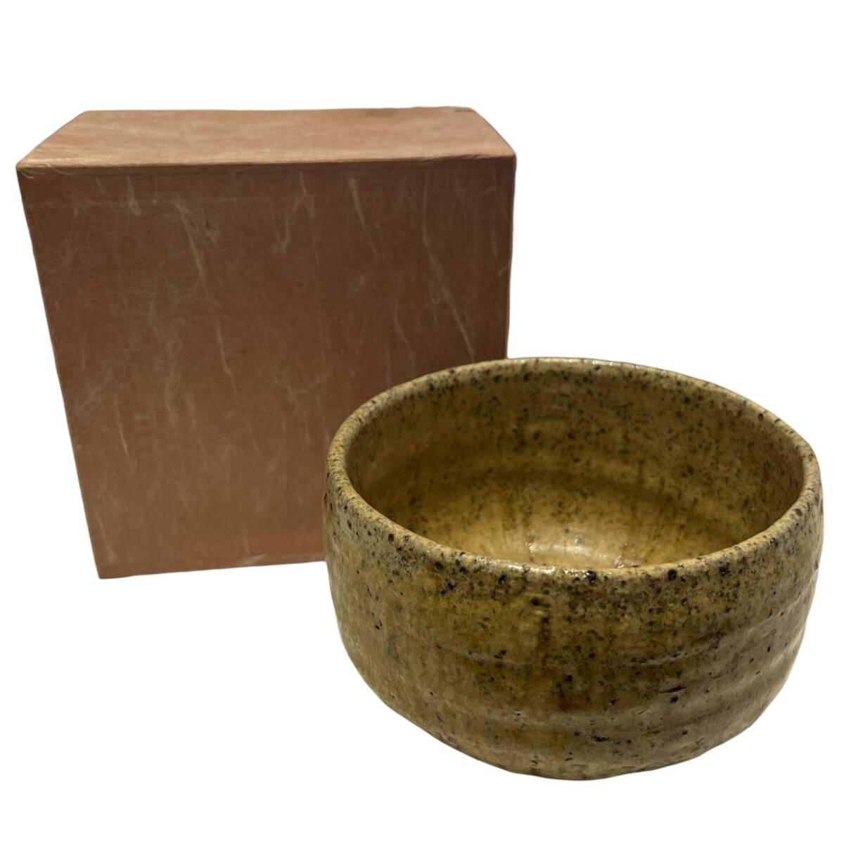鈴木志朗 瀬戸 日府展入選 お茶道具 茶碗 陶芸 工芸品 箱付き ■中古品■IYKM4939ZA拍卖