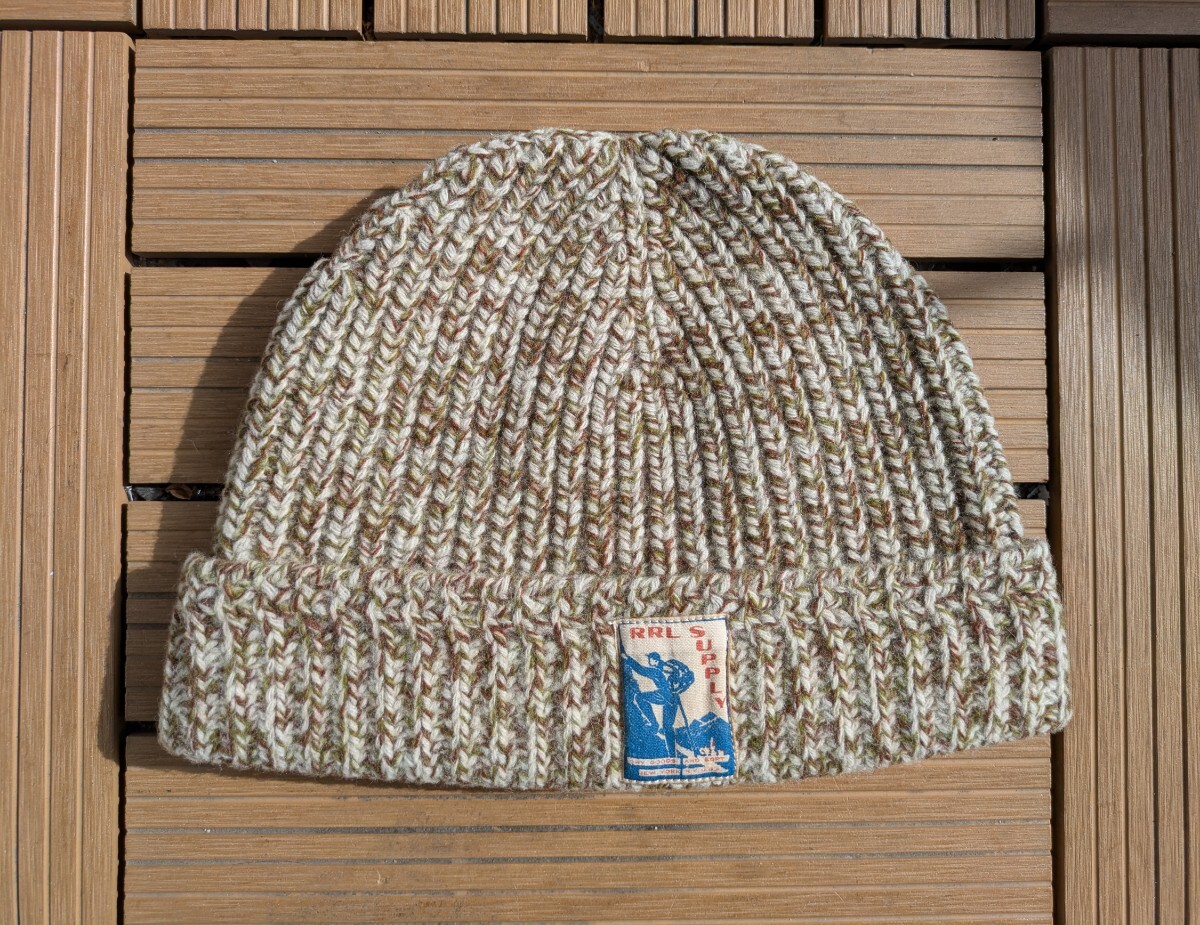 RRL Knit Cap ミックスカラー ニットキャップ アウトドア ラルフローレン ポロカントリー ポロスポーツ ビンテージ ヴィンテージ 古着拍卖