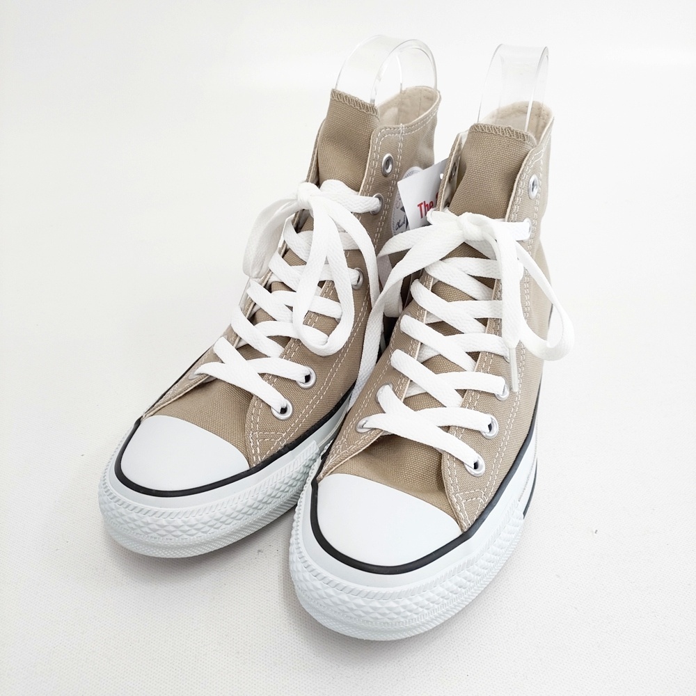 CONVERSE 新品 オールスター ハイカット 25cm スニーカー ベージュ コンバース 5-1217G 268541拍卖