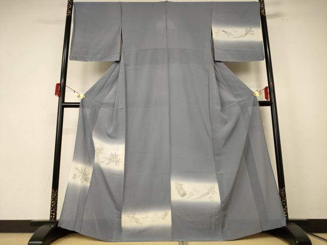 平和屋着物*夏物 訪問着 絽縮緬 成り物 暈し染め 正絹 逸品 未使用 AABF1598jd拍卖